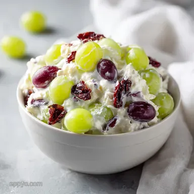 Creamy Grape Salad with Cream Cheese in 20 Minutes