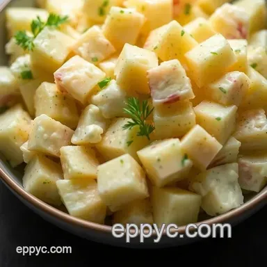 My Favorite Homemade Potato Salad: Creamy Summer Side Dish Recipe Card