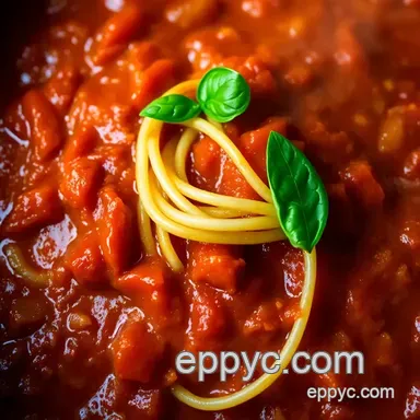 Classic Italian Spaghetti Sauce: A Timeless Family Favorite Recipe Card