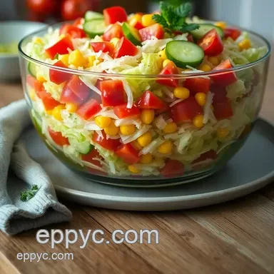 Classic Seven Layer Salad Recipe: My Family&rsquo;s Retro Picnic Favourite Recipe Card