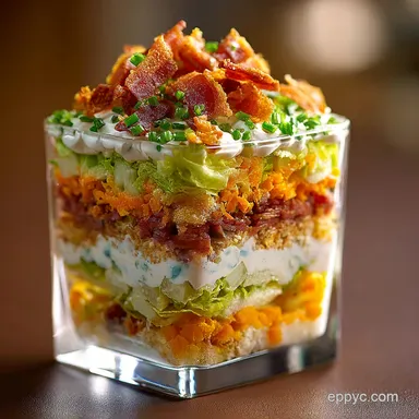 Seven Layer Salad The Traditional Potluck Showstopper Crispy Update