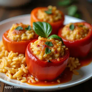 The Ultimate Stuffed Peppers with Rice Recipe Homestyle Comfort