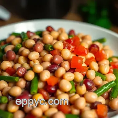 My Grandmother's Colorful Three Bean Salad Recipe: Easy & Zesty!