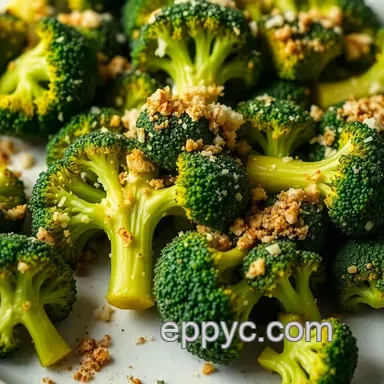 Crack Broccoli: My Irresistible Recipe for Crispy Garlic Parmesan Delight Recipe Card