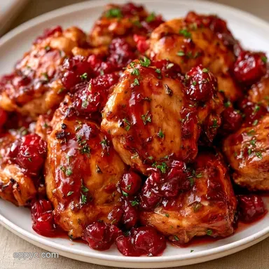 Cranberry Chicken Freezer Meal for 4