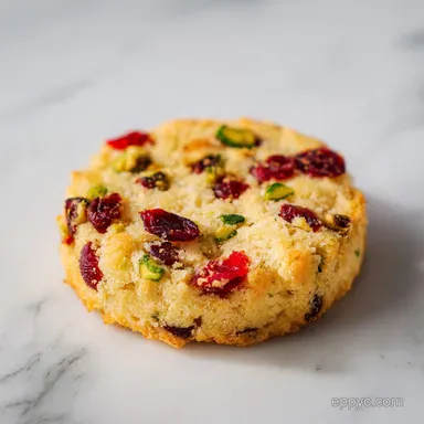 Cranberry Pistachio Shortbread for 24 Recipe Card