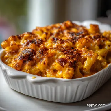 Buffalo Mac and Cheese: The Ultimate Baked Recipe Recipe Card