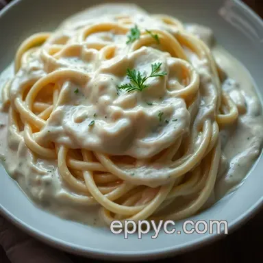 Creamy Cashew Alfredo Sauce: A Dairy-Free Delight in 20 Minutes Recipe Card