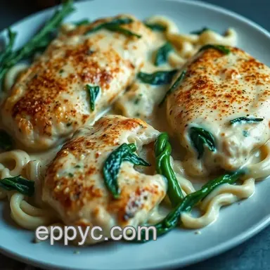 Creamy Chicken Florentine: A Family Favorite in 40 Minutes! Recipe Card