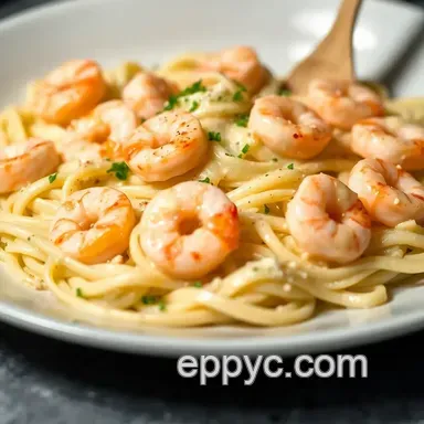 Creamy Shrimp Alfredo: How to Make It in 30 Minutes! Recipe Card