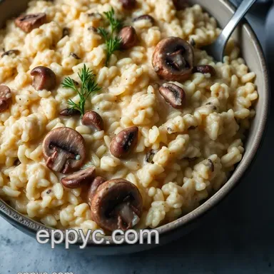 Ultimate Creamy Mushroom Risotto: Is Risotto Rice or Pasta? Recipe Card