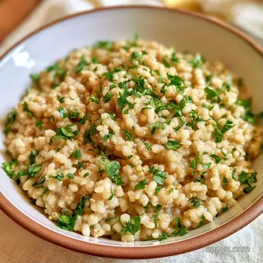 Creamy Quinoa Risotto Recipe Card