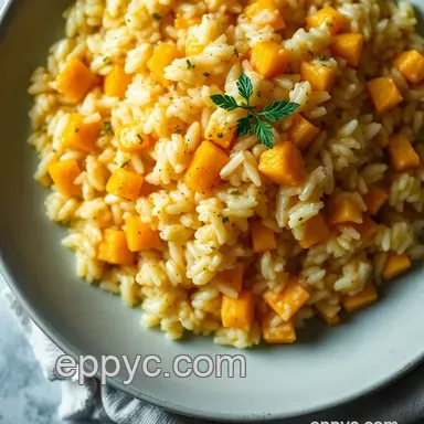 How to Cook with Pie Pumpkin: Creamy Savory Risotto Recipe Recipe Card