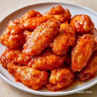 Buffalo Chicken Wings for 4 Servings Recipe Card