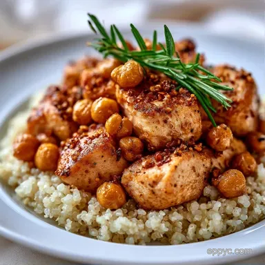 Chicken Quinoa Bowl: Air Fryer Recipe Card