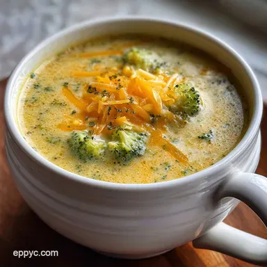 Crockpot Broccoli Cheese Soup: Slow Cooker Method Recipe Card
