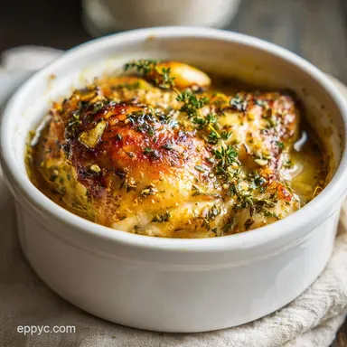 Crockpot Chicken Recipe with Garlic and Herbs for 6