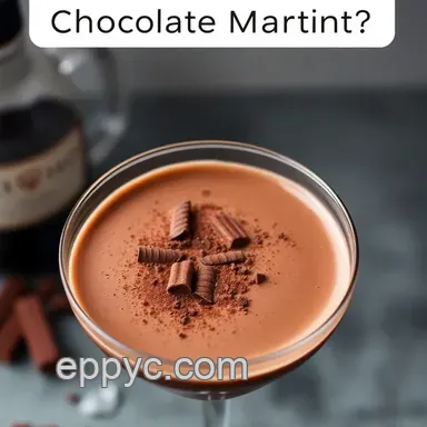 How Do You Make a Chocolate Martini Drink? Easy & Creamy Recipe! Recipe Card