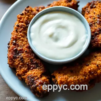 Deep-Fried Blackened Catfish with Homemade Tartar Sauce - A Southern Delight Recipe Card