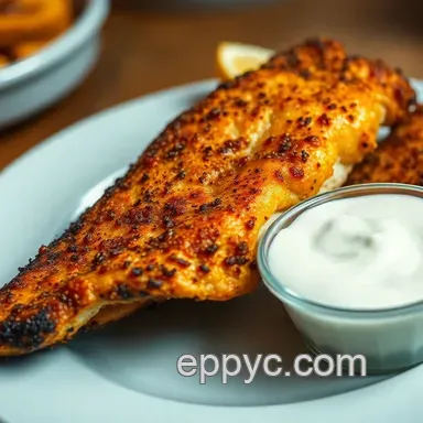 Deep-Fried Blackened Catfish with Homemade Tartar Sauce - A Southern Delight
