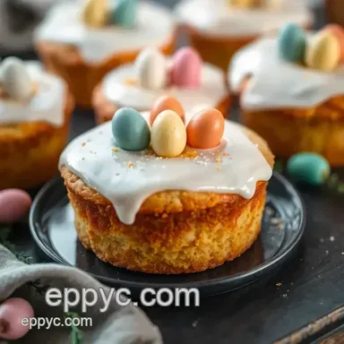 Delightful Easter Egg Poetry Cakes for a Joyful Celebration Recipe Card