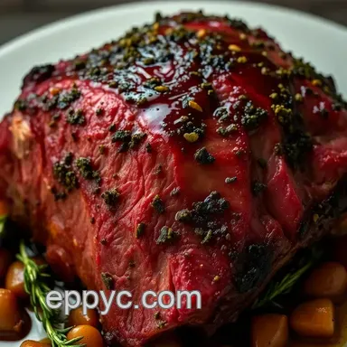 Easy & Juicy Prime Rib Roast Recipe: My Simple Herb-Glazed Method Recipe Card