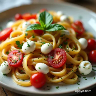 Easy Caprese Pasta Salad Recipe with Zesty Balsamic Dressing