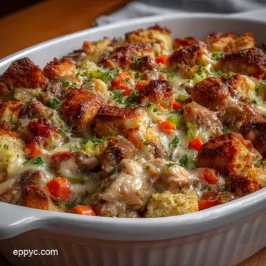 Easy Chicken Casserole with Stuffing Stovetop Stuf: 45 Minute Meal