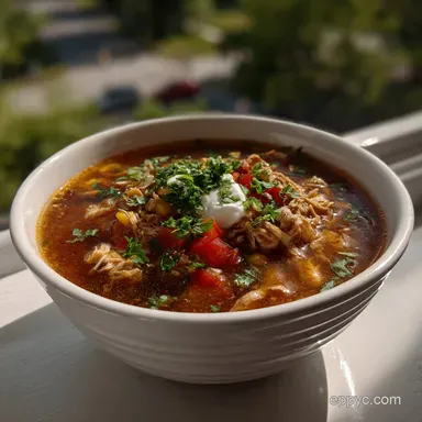 Chicken Taco Soup Recipe: Quick & Creamy Weeknight Winner Recipe Card