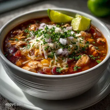 Chicken Taco Soup Recipe: Quick & Creamy Weeknight Winner