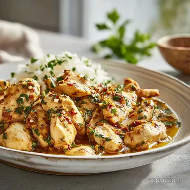 Easy Dinner Recipe with Garlic Chicken: Ready in 25 Min Recipe Card