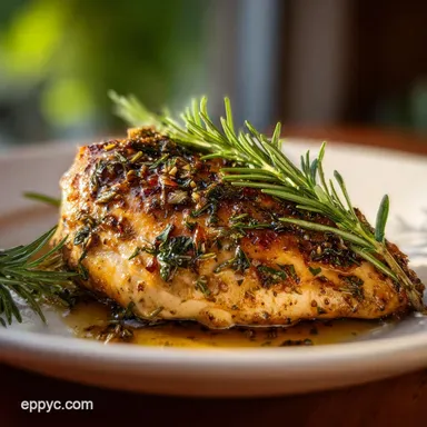 Easy Chicken Recipe with Garlic and Herbs in 22 Min