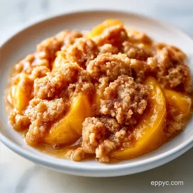Peach Crumble with Oats
