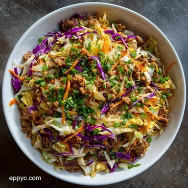 Egg Roll in a Bowl in 20 Minutes: One-Pan Savory Pork