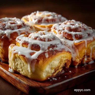 Cinnamon Rolls: Fluffy, Indulgent Bakery-Style Buns Recipe Card