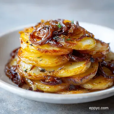 French Onion Potato Bake for 12 Servings