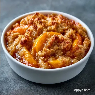 Easy Oat Peach Crumble