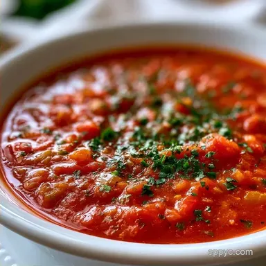 Fresh Tomato Crockpot Soup: Velvety