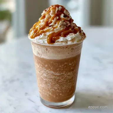 Frozen Caramel Coffee in 15 Minutes Recipe Card