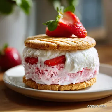 Ice Cream Sandwich: Fudgy Cookie, 12 Servings