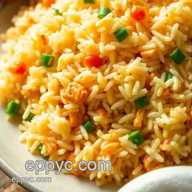 My Grandmother's Easy Garlic Fried Rice: A Flavorful Comfort Dish Recipe Card