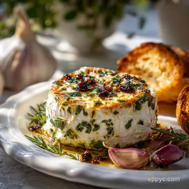 Goat Cheese Recipe with Garlic and Herbs in 22 Minutes
