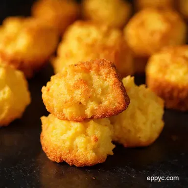 Golden Fried Mashed Potato Bites Crispy Comfort Recipe Card