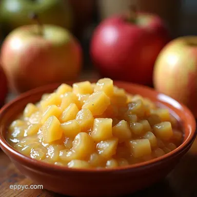 Grandmas Easy Homemade Applesauce Recipe with a twist Recipe Card