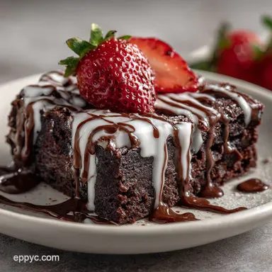 The Best Greek Yogurt Brownies Healthy: Fudgy Velvet Rich Recipe Card