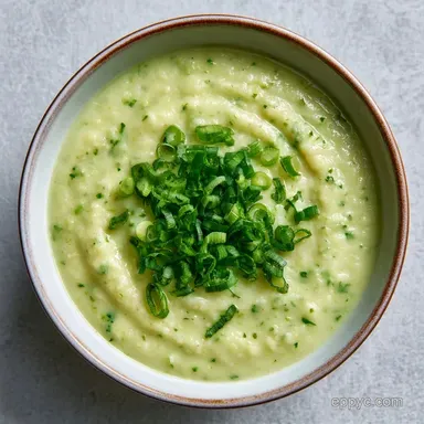 Green Onion Potato Soup in 30 Minutes Recipe Card