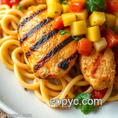 Delicious Grilled Chicken with Fresh Mango Salsa: 5 Amazing Tips for Flavor Recipe Card