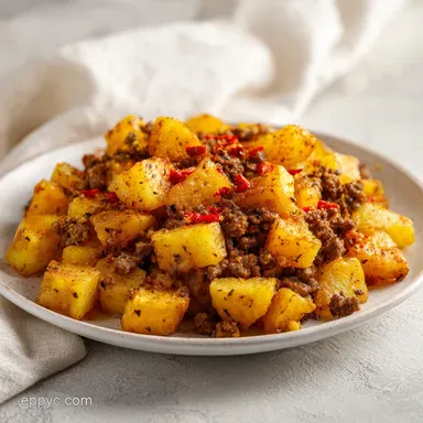 Ground Beef and Potatoes in 35 Minutes