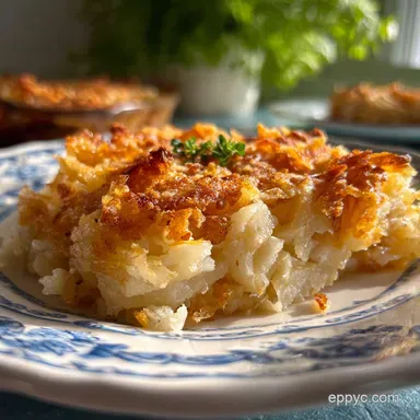 Hashbrown Casserole with 15 Minute Prep Recipe Card