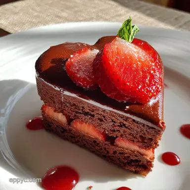 Valentines Day Recipe with Heart Shaped Cake for 20 Minutes Recipe Card